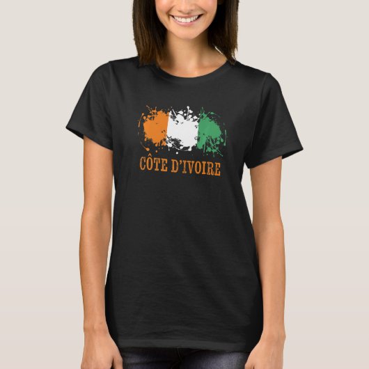 Ivory Coaian enthusiasts for Côte du2019Ivoire and T-Shirt (Vorderseite)