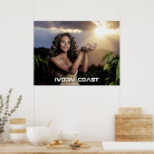 IVORY COAST - COCOA POSTER (Küche)