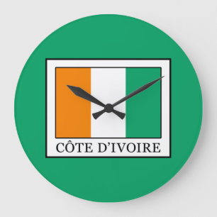 Ivory Coast Große Wanduhr