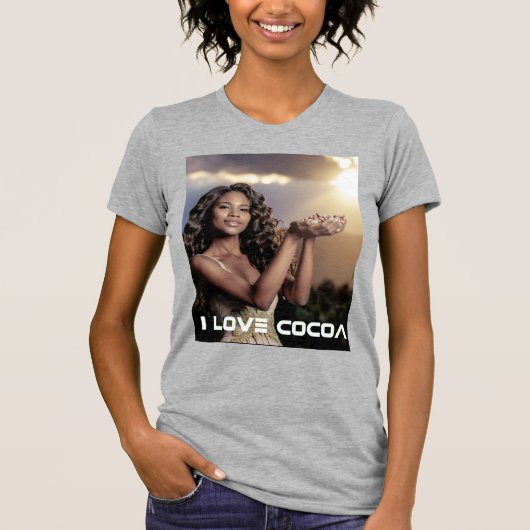 IVORY COAST - I LOVE COCOA T-Shirt (Vorderseite)