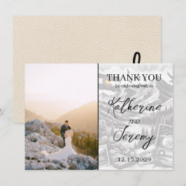 Ivory Colorado Passport Dankeskarte