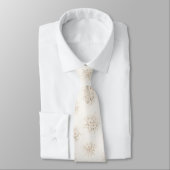 Ivory Cream Floral Bouquet Krawatte (Gebunden)