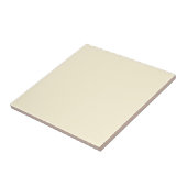Ivory Cream Solid Color | Klassisches Elegant Fliese (Seite)