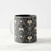 Ivory Deko Ascent Pattern Zweifarbige Tasse (Vorderseite Links)