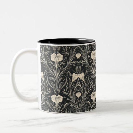 Ivory Deko Ascent Pattern Zweifarbige Tasse (Links)