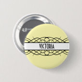 Ivory Deko Blüh Button (Vorne & Hinten)