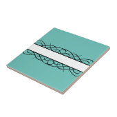 Ivory Deko Blüh Fliese (Seite)