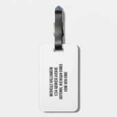 Ivory Deko Blüh Gepäckanhänger (Rückseite vertikal)