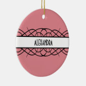 Ivory Deko Blüh Keramik Ornament (Rechts)