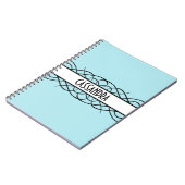 Ivory Deko Blüh Notizblock (Linke Seite)