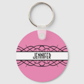 Ivory Deko Blüh Schlüsselanhänger (Vorderseite)