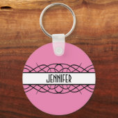 Ivory Deko Blüh Schlüsselanhänger (Vorderseite)