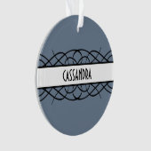 Ivory Deko Blühe Acrylschmuck Ornament (Vorderseite)