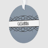 Ivory Deko Blühe Acrylschmuck Ornament (Vorderseite)