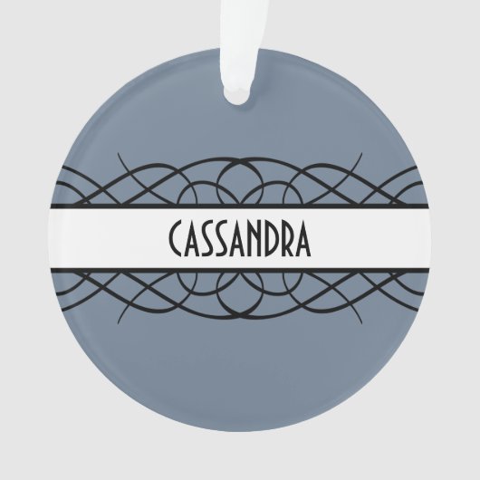 Ivory Deko Blühe Acrylschmuck Ornament (Vorderseite)