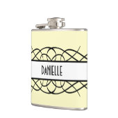 Ivory Deko Blühe Flask Flachmann (Links)