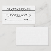 Ivory Deko Blühe Platzkarte (Vorne/Hinten)