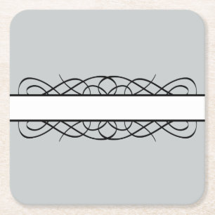 Ivory Deko Blühte Paper Untersetzer