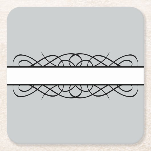 Ivory Deko Blühte Paper Untersetzer (Vorderseite)