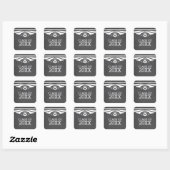 Ivory Deko Chalkboard Abschluss Stickers (Blatt)