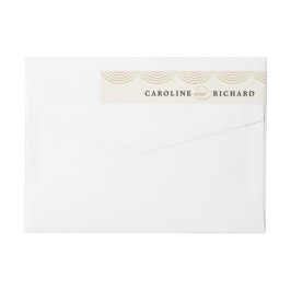 Ivory Deko String Lights Wraparound Address Label