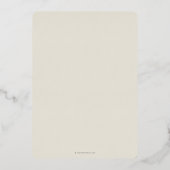 Ivory Doctor of Osteopathic Medicine Abschluss Folieneinladung (Rückseite)