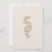 Ivory Dragonfly Save the Date Belle Epoque Nouveau Einladung (Rückseite)