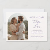 Ivory | Elegant Floral Script Arch Wedding (Vorderseite)