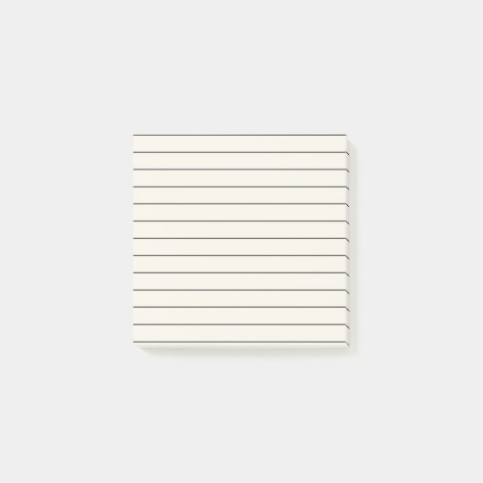 Ivory Elegant Stationery Post-it Klebezettel (Vorderseite)