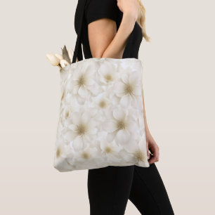 Ivory Floral Abstrakt Tasche