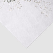 Ivory Floral Bouquet Wasserfarbe Decoupage Seidenpapier (Detail)