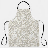 Ivory Floral Schürze (Vorderseite)