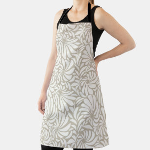 Ivory Floral Schürze