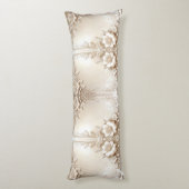 Ivory Flowers Body Pillow Seitenschläferkissen (Rückseite (Vertikal))