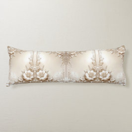 Ivory Flowers Body Pillow Seitenschläferkissen