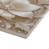Ivory Flowers Cutting Board Schneidebrett (Ecke)