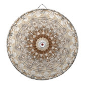 Ivory Flowers Dartboard Dartscheibe (vorne)