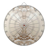 Ivory Flowers Dartboard Dartscheibe (vorne)