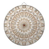 Ivory Flowers Dartboard Dartscheibe (vorne)
