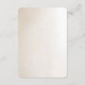 Ivory Flowers Detail Enclosure Begleitkarte (Rückseite)