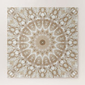 Ivory Flowers Jigsaw Puzzle (Horizontal)