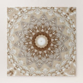 Ivory Flowers Jigsaw Puzzle (Vertikal)