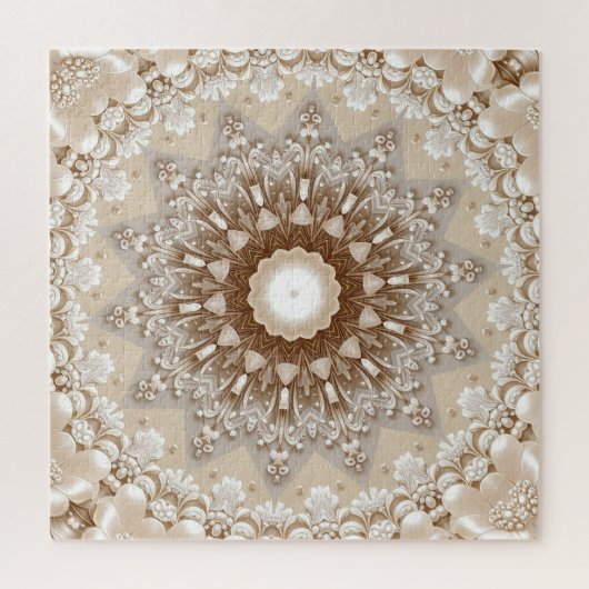 Ivory Flowers Jigsaw Puzzle (Vertikal)