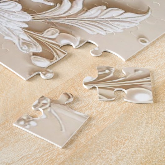 Ivory Flowers Jigsaw Puzzle (Seite)