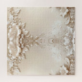 Ivory Flowers Jigsaw Puzzle (Horizontal)