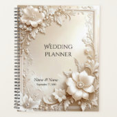 Ivory Flowers Planner Planer (Vorderseite)