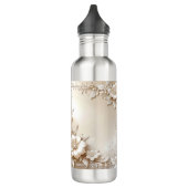 Ivory Flowers Water Bottle Edelstahlflasche (Links)