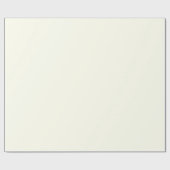 Ivory Glossy Wrapping Paper Geschenkpapier (Flach)