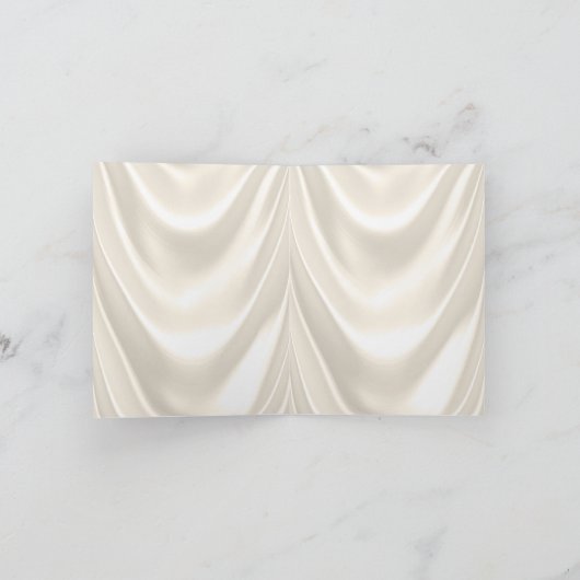 Ivory Gold Champagne Danke Karten (Innenseite)