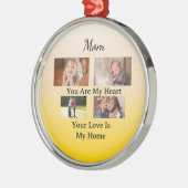 Ivory & Gold – Heartfelt Holiday Keepsake Ornament Aus Metall (Links)